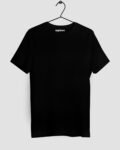 Black Plain Cotton T-shirt