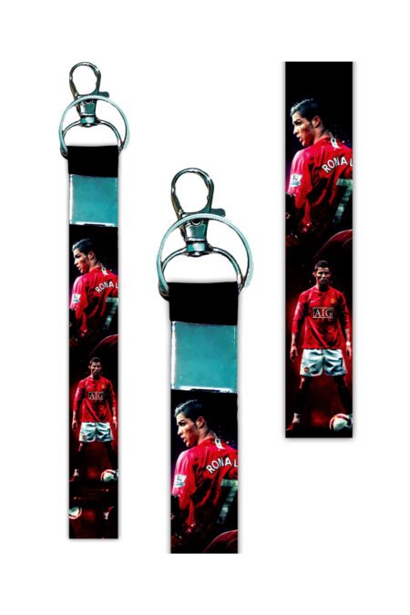 Ronaldo CR7 Football Bike Keychain
