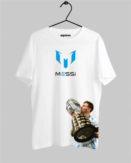 Messi Copa Winner White Polycotton T-shirt